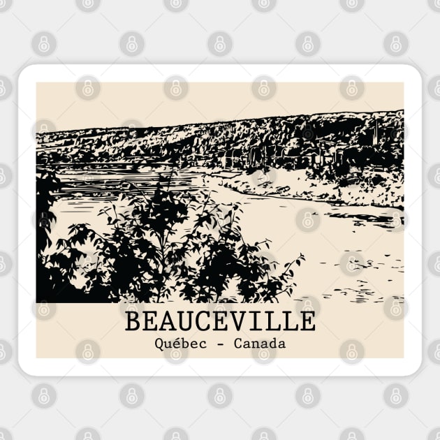 Beauceville - Québec Magnet by Lakeric